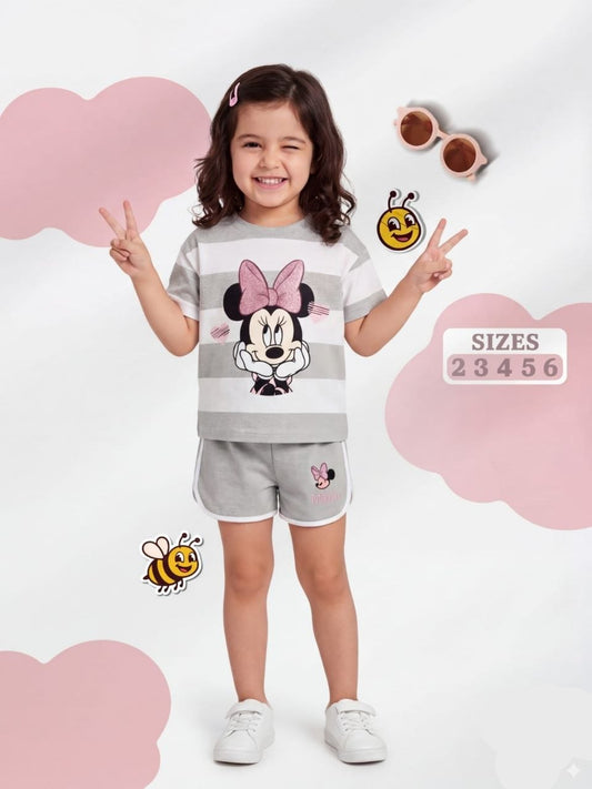 Girls’ Summer Set – Gray Minnie – 10859