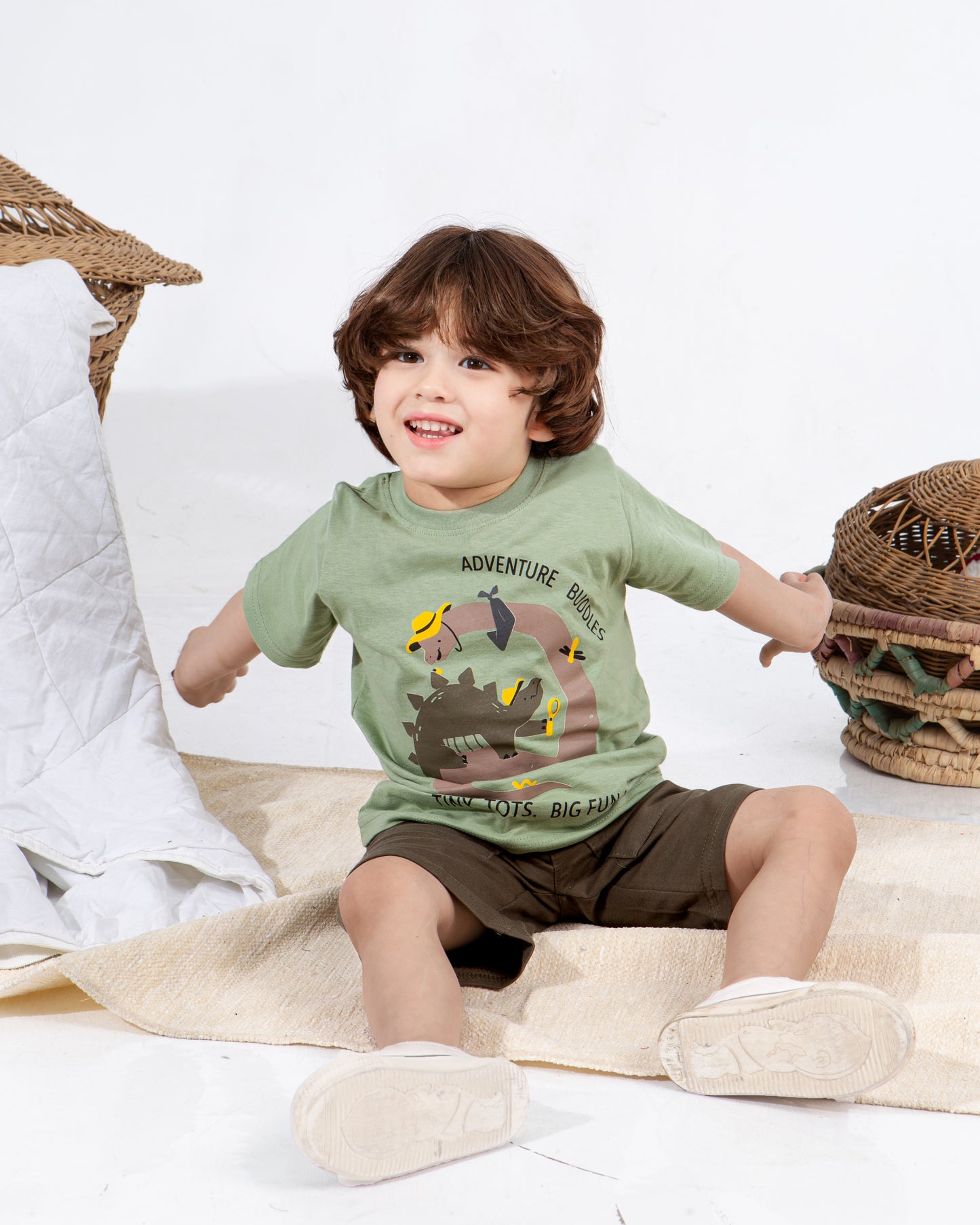 Boys’ Summer Set – green Dino – 10860