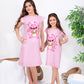 Girls' Stitch Sleep Dress – Premium Full Lycra Cotton – 10853