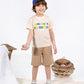Boys’ Summer Set – Beige Dino – 10860