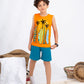 Boys’ Summer Pajama – Sleeveless – Tiger – 10857