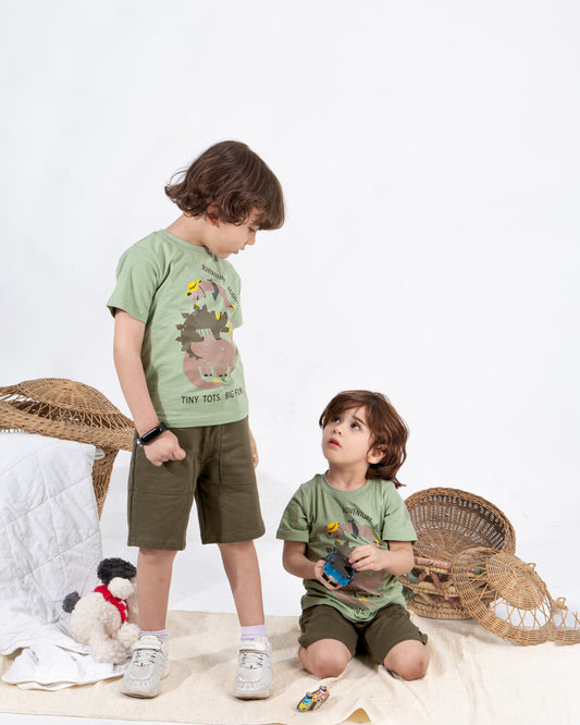 Boys’ Summer Set – green Dino – 10860