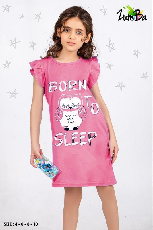 Girls’ Summer dress – Pink – Code 814