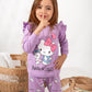 Girls’ Autumn Pajama – Purple – 10863