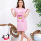 Girls' Stitch Sleep Dress – Premium Full Lycra Cotton – 10853