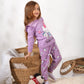 Girls’ Autumn Pajama – Purple – 10863