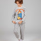Boys’ Cotton Pajama Set – Paddington Bear Striped – 10835