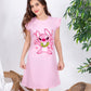 Girls' Stitch Sleep Dress – Premium Full Lycra Cotton – 10853