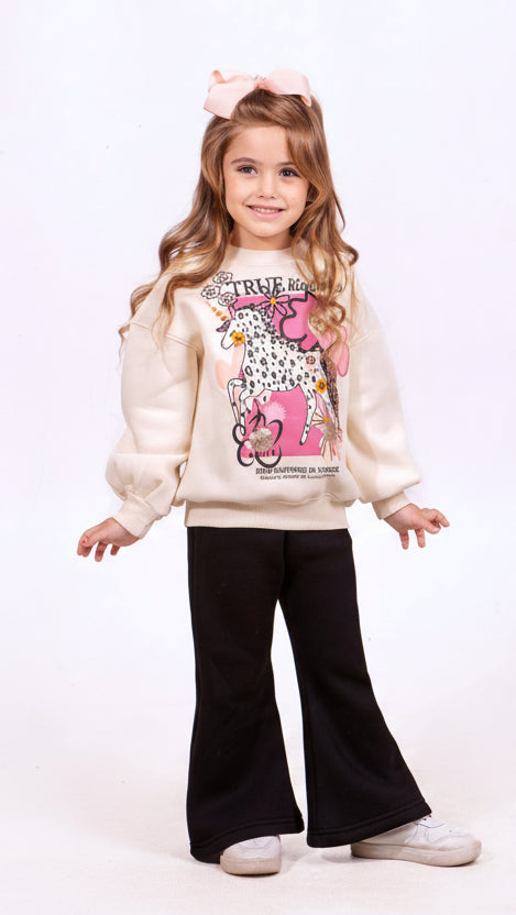 Girls' Winter Set - Sequin Unicorn - 10842