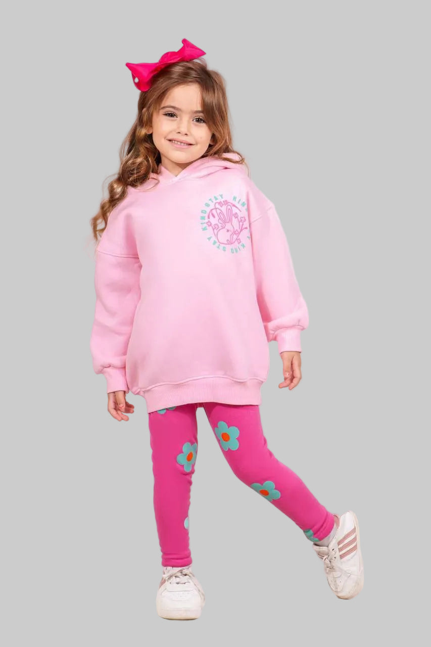 Girls' Winter Set - Hoodie - Unicorn - 10842