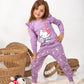 Girls’ Autumn Pajama – Purple – 10863