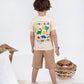 Boys’ Summer Set – Beige Dino – 10860